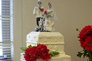 Custom Square Wedding Cake
