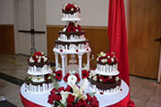 Three Wedding Cakes Ensemble 